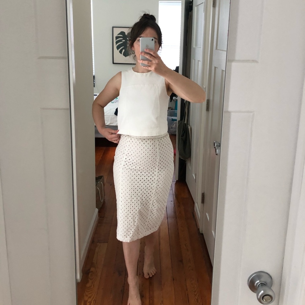 Joie pencil skirt and crop top